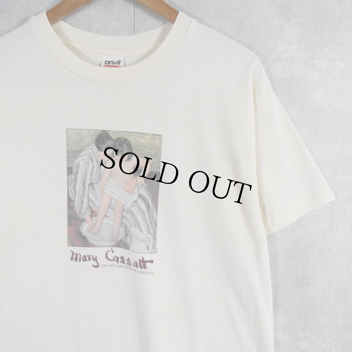 画像1: 90's Mary Cassatt's USA製 アートプリントTシャツ L (1)