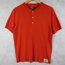 画像1: POLO Ralph Lauren 無地 ヘンリーネックTシャツ M (1)