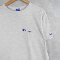 画像1: 90's Champion USA製 ロゴプリントTシャツ XL (1)