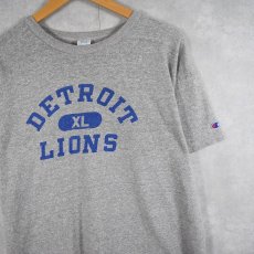 画像1: 80's Champion トリコタグ USA製 "DETROIT LIONS" プリントTシャツ XL (1)