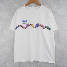 画像1: 90's Keds USA製 "Shoe" シューズメーカーイラストプリントTシャツ XL (1)