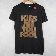 画像1: 90's The Northern Pikes CANADA製  "KISS ME YOU FOOL" ロックバンドTシャツ BLACK L (1)