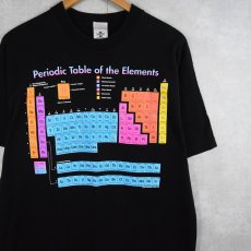 画像1: 90's "Periodic Table of the Elements" 周期表プリントTシャツ L (1)