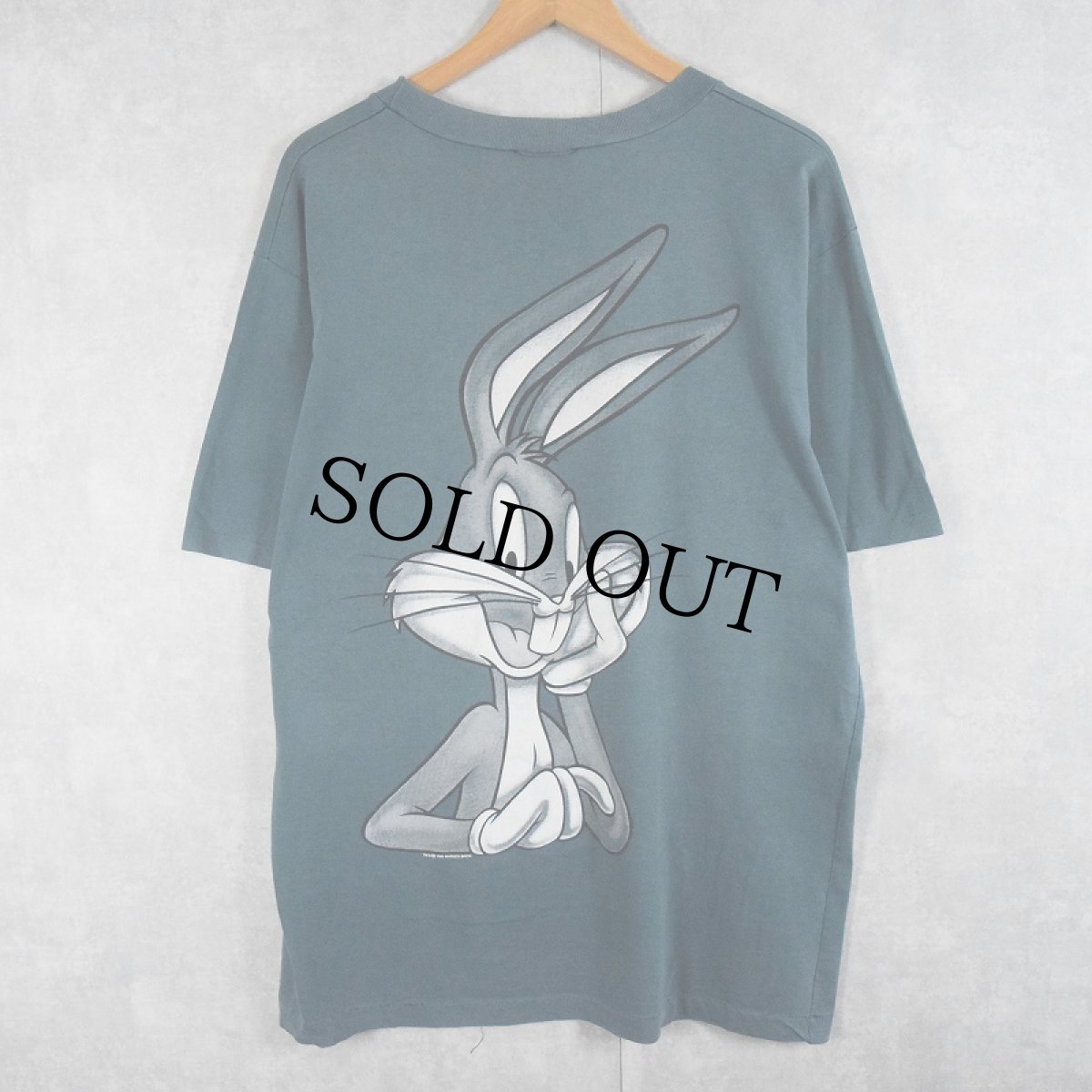 画像1: 90's BUGS BUNNY キャラクターパロディTシャツ (1)