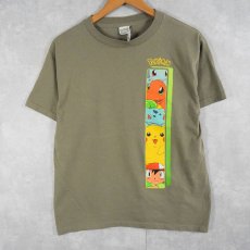 画像1: 90〜2000's POKEMON キャラクタープリントTシャツ YOUTH LARGE (1)