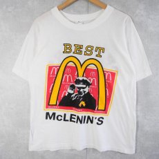 画像1: 80〜90's BEST McLENIN'S パロディプリントTシャツ L (1)