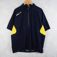 画像1: RLX Ralph Lauren ロゴプリント プルオーバー NAVY XL (1)