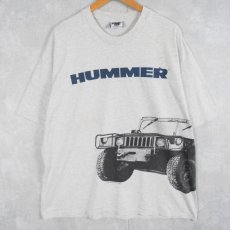 画像1: 90's Lee USA製 "HUMMER" 自動車メーカー 巻きプリントTシャツ XL (1)