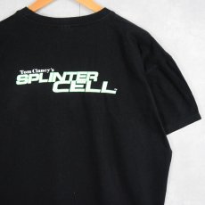 画像2: 【お客様お支払処理中】SPLINTER CELL ゲームプリントTシャツ BLACK L (2)