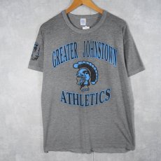 画像1: 80's RUSSELL ATHLETIC USA製 "GREATER JOHNSTOWN ATHLETICS" プリントTシャツ M (1)