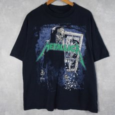 画像1: METALLICA PUSHEAD ロックバンドTシャツ (1)