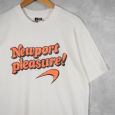 画像1: 80's Newport USA製 タバコ企業 ロゴプリントTシャツ L (1)