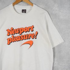 画像1: [お客様お支払処理中]80's Newport USA製 タバコ企業 ロゴプリントTシャツ XL (1)