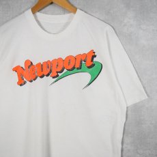 画像1: 80〜90's Newport タバコ企業 ロゴプリントTシャツ (1)