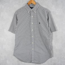 画像1: Ralph Lauren "CLASSIC FIT" ギンガムチェック柄 コットンボタンダウンシャツ XXL (1)