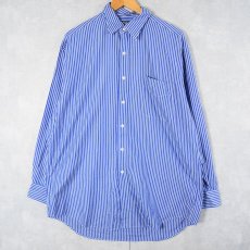 画像1: POLO Ralph Lauren "CHATFIELD" "ポニー無し" ストライプ柄 コットンシャツ 16-34 (1)