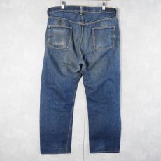 画像2: 50〜60's LEVI'S 501XX "ギャラ入り&オフセット" 紙パッチ デニムパンツ W38 (2)