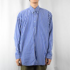 画像2: Ralph Lauren "BIG SHIRT" ストライプ柄 コットンボタンダウンシャツ XL (2)