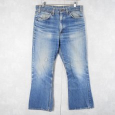 画像1: 70〜80's Levi's 646 オレンジタブ ベルボトムデニムパンツ W32 (1)