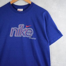 画像1: 90's NIKE USA製 "ATHLETICS" プリントTシャツ DEADSTOCK XL (1)