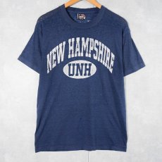 画像1: 80's USA製 "NEW HAMPSHIRE" プリントTシャツ NAVY M (1)