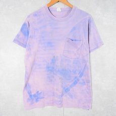 画像1: 80's FRUIT OF THE LOOM USA製 無地ポケットTシャツ L (1)