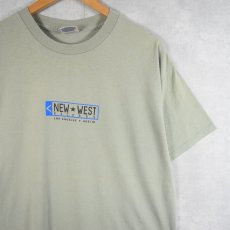 画像1: NEW WEST RECORDS レコードレーベル プリントTシャツ L (1)