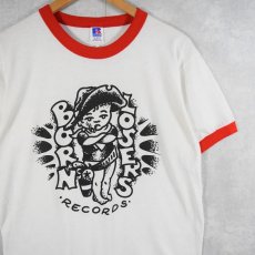 画像1: 90's Born Losers Records USA製 レコードレーベル リンガーTシャツ M (1)