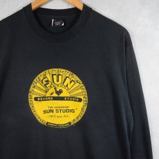 画像1: 90's SUN RECORDS USA製 レコードレーベル プリントロンT XL (1)