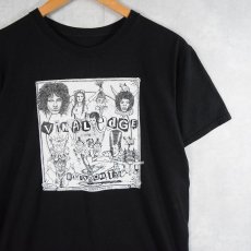 画像1: Vinal Edge Records レコードショップ プリントTシャツ BLACK (1)