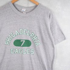 画像1: 80's Champion トリコタグ USA製 "PHILANDELPHIA EAGLES" プリントＴシャツ XL (1)