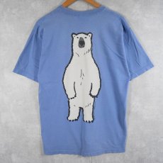 画像1: 90's GRAVITY GRAPHICS USA製 "Polar Bear" プリントＴシャツ M (1)