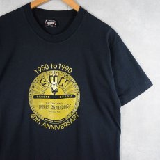 画像1: 90's SUN RECORDS USA製 レコードレーベル プリントTシャツ L (1)