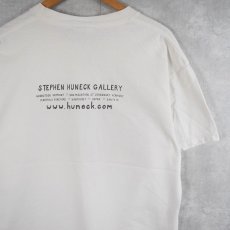 画像2: 90's Lee STEPHEN HUNECK "LOVE IS GIVE AND TAKE" アートプリントＴシャツ L (2)