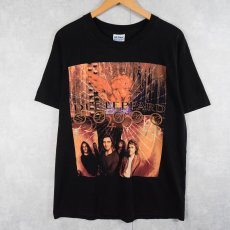 画像1: 90's DEF LEPPARD CANADA製 ロックバンドプリントTシャツ L (1)