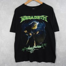画像1: MEGADEATH "Dave Mustaine" ハードロックバンドプリントTシャツ  (1)