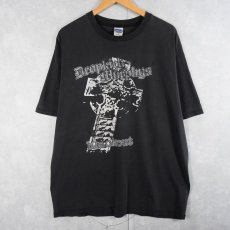 画像1: Dropkick Murphys "blackout" ケルティックパンクバンドTシャツ XL (1)