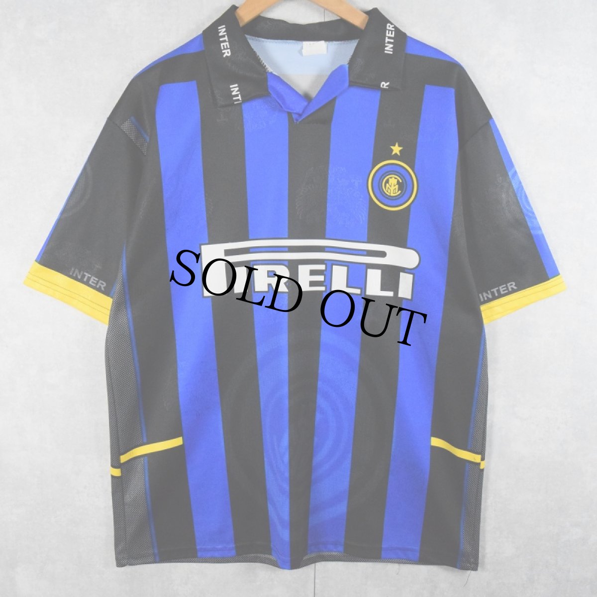 画像1: 2000's Inter Milan サッカーユニフォームシャツ XL (1)