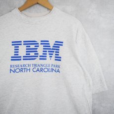 画像1: IBM USA製 コンピューター企業 ロゴプリントTシャツ XL (1)