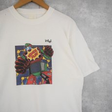 画像1: 90's Intel コンピューター企業 プリントTシャツ XL (1)