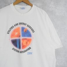 画像1: 2000's IBM "UTILITIES AND ENERGY SERVICE" コンピューター企業 プリントTシャツ XXL (1)