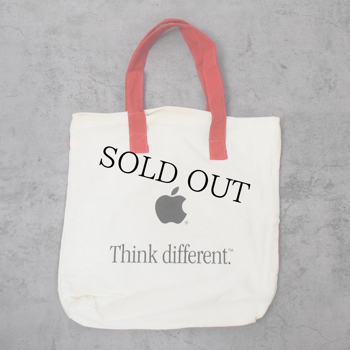 画像1: Apple Think different NSBA ロゴプリント トートバッグ (1)