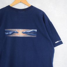 画像1: 90's Microsoft USA製 アダムの創造 パロディプリント コンピューター企業Tシャツ XL (1)