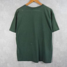 画像2: 90's GAP USA製 無地ポケットTシャツ GREEN L (2)