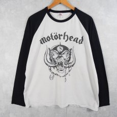 画像1: Motorhead ロックバンドプリントラグランTシャツ XXL (1)