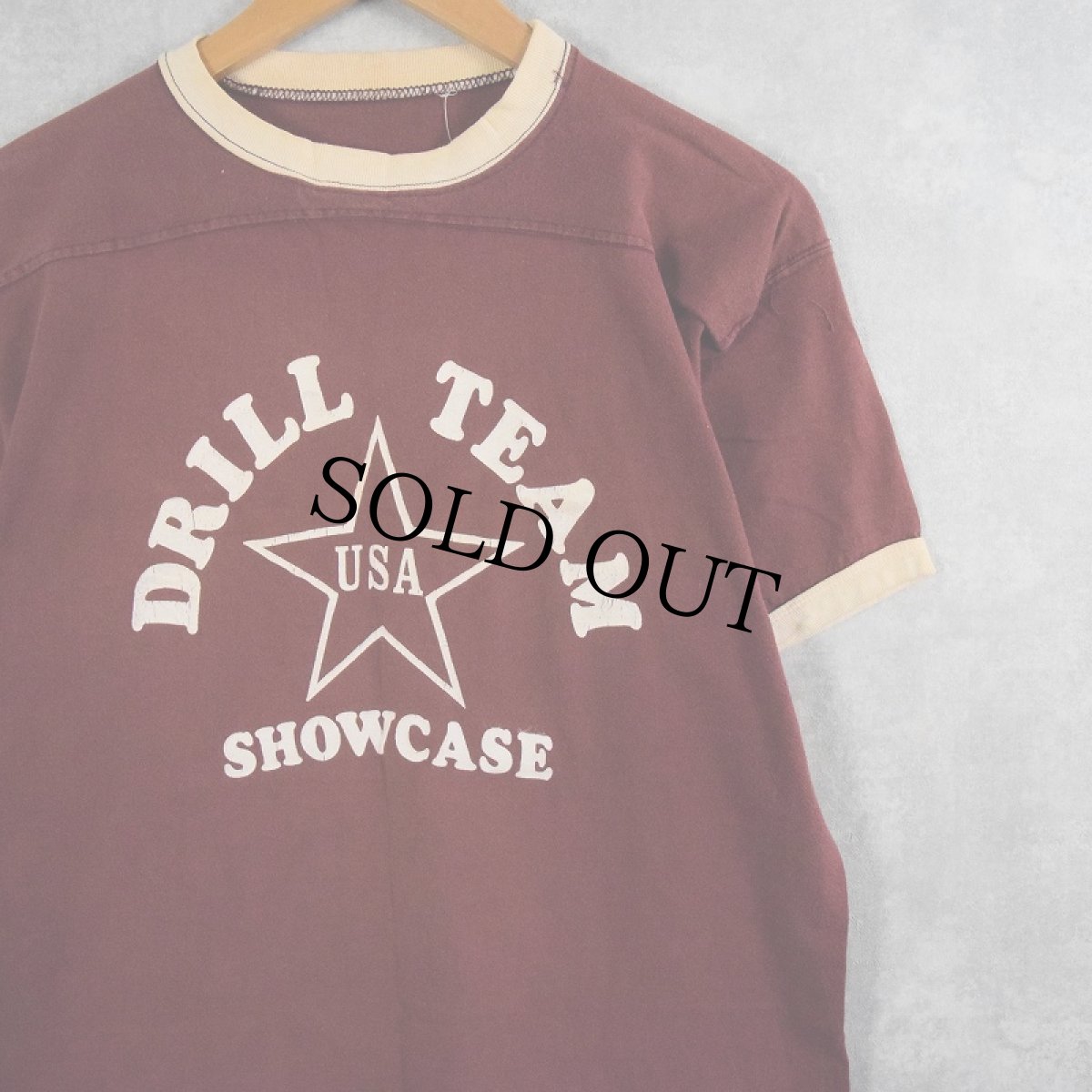 画像1: 70〜80's "DRILL TEAM USA SHOWCASE" フットボールTシャツ  (1)