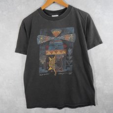 画像1: 90's "Turtle Katma" アートプリントTシャツ M (1)