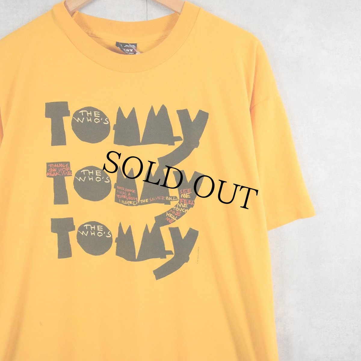 画像1: 90's The Who's Tommy USA製 ミュージカルプリントTシャツ XL (1)