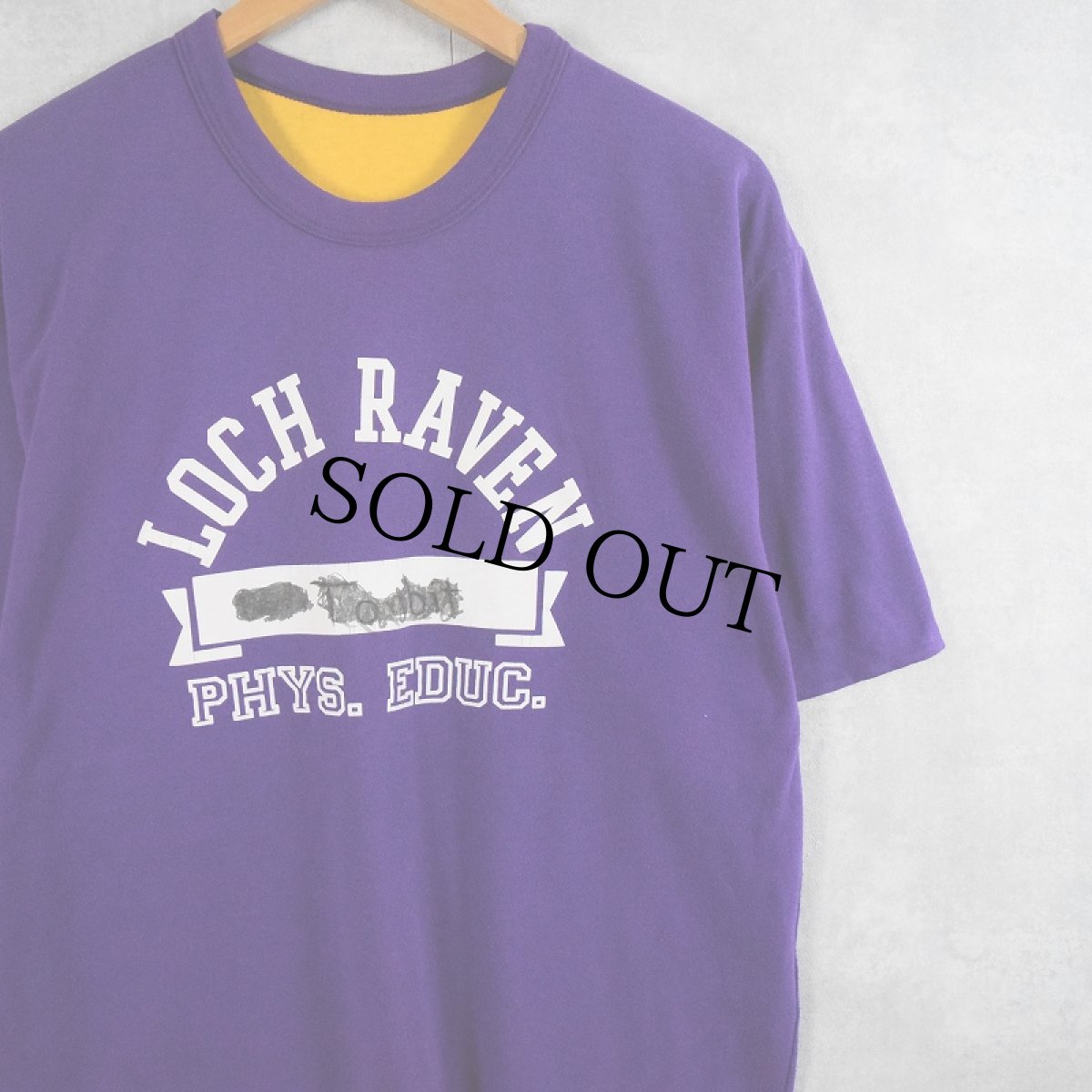 画像1: 〜80's "LOCH RAVEN PHYS. EDUC." ダブルフェイス リバーシブルTシャツ  (1)