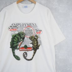 画像1: 90's Budweiser ビールメーカープリントTシャツ XL (1)